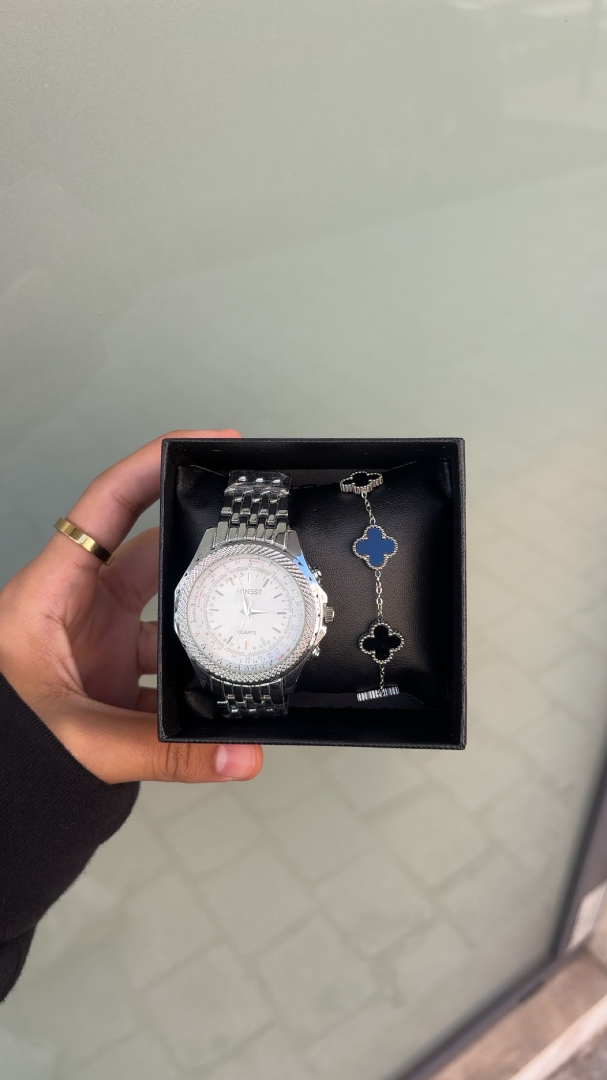 Coffret Homme Argenté