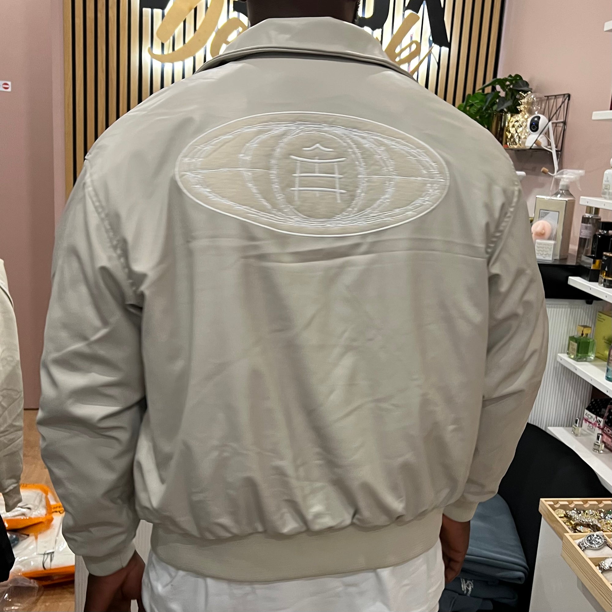 Blouson Rétro beige