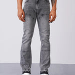 Jeans Flare délavé