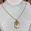 Collier pendentif or