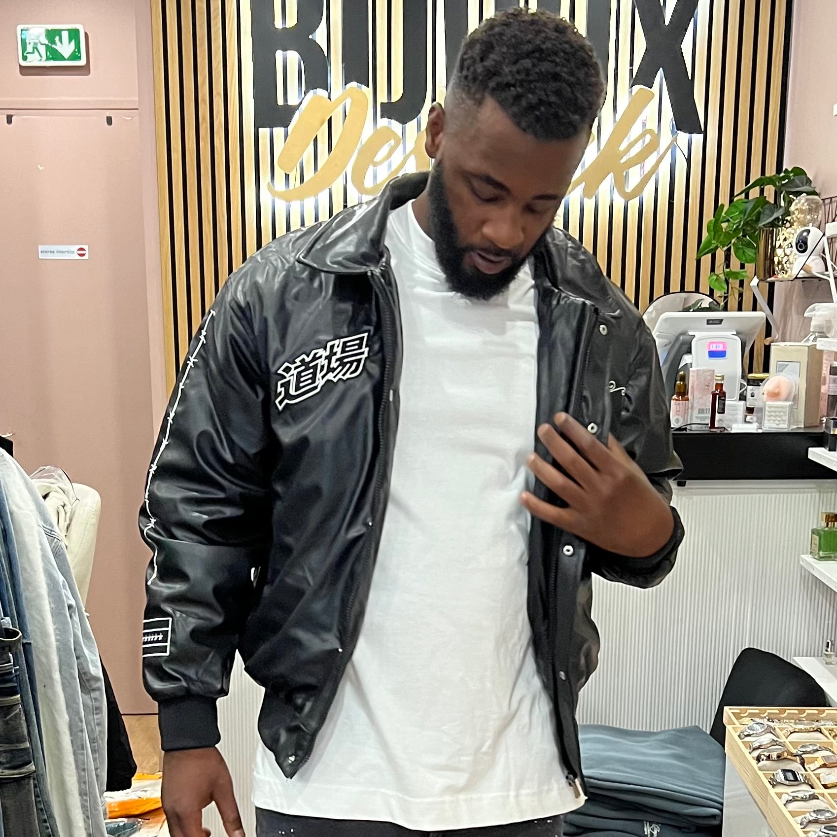 Blouson Rétro noir