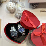Coffret Couple Argent Bleu