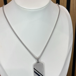 Collier pendentif argent