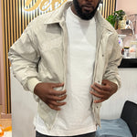 Blouson Rétro beige