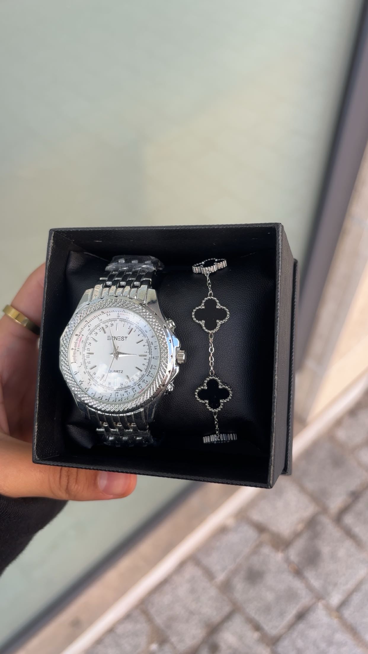 Coffret Homme Argenté