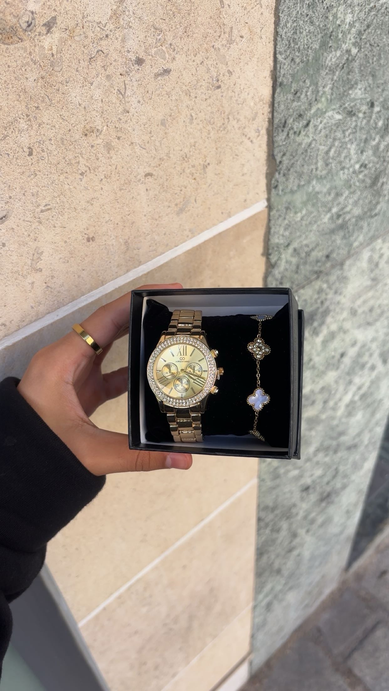 Coffret Femme Or et Blanc
