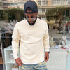 Pull Palm blanc