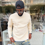 Pull Palm blanc