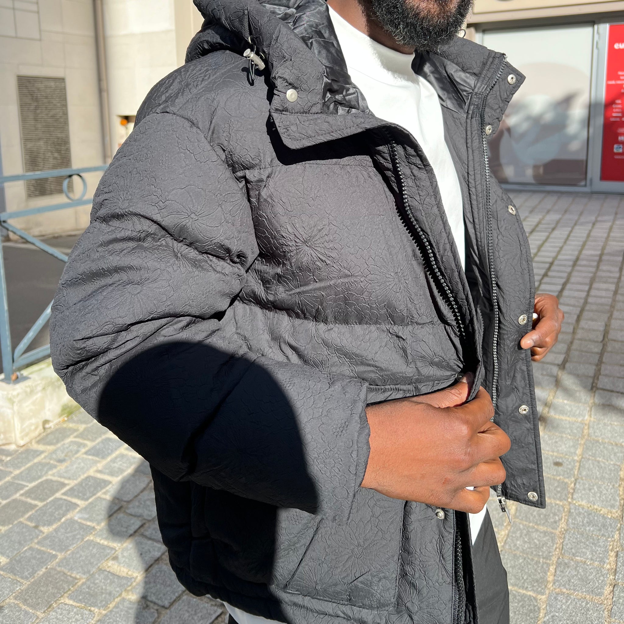 Doudoune Motif noir