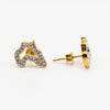 Boucle d’oreille afrique strass
