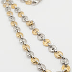 collier graine de café or
