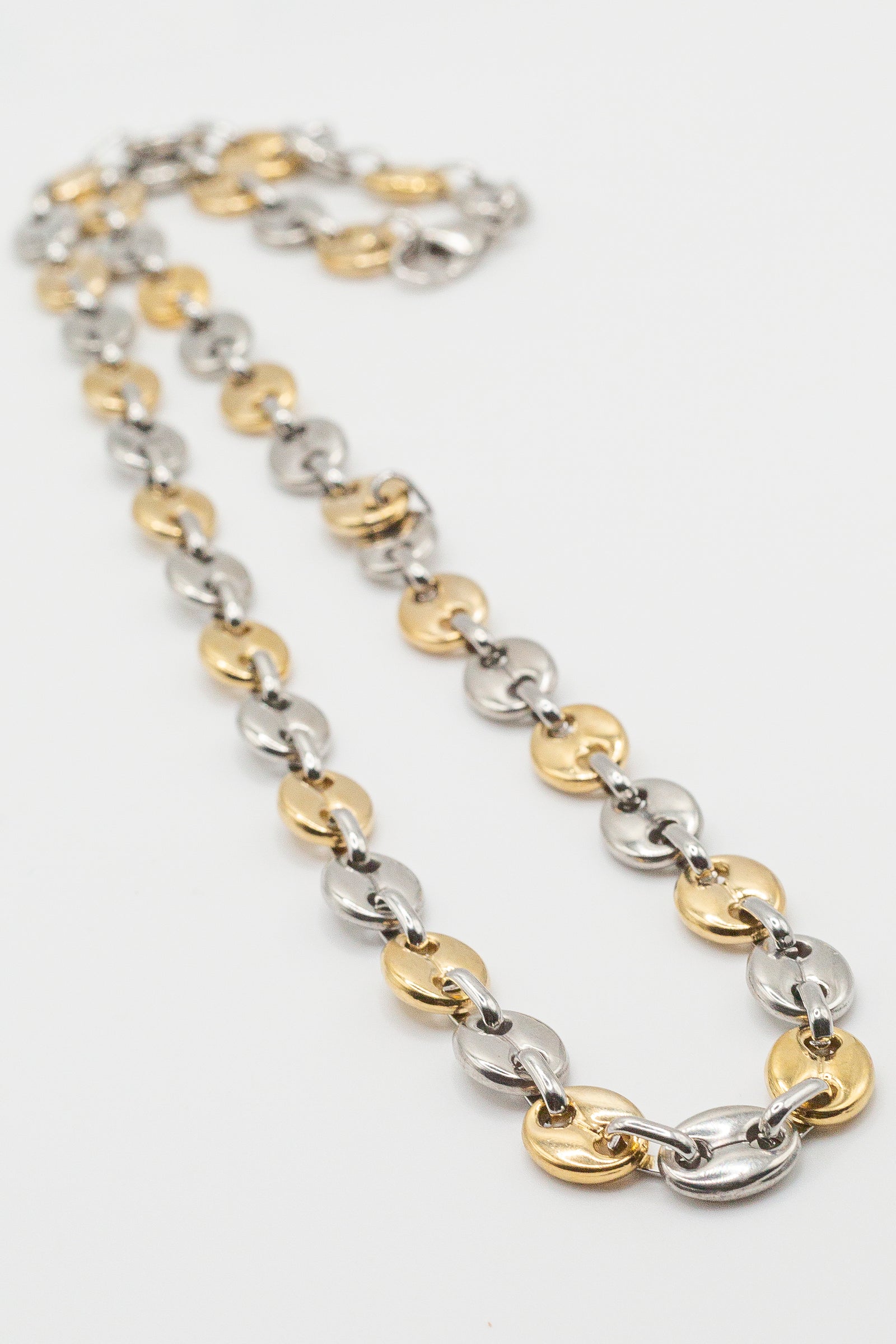 collier graine de café or
