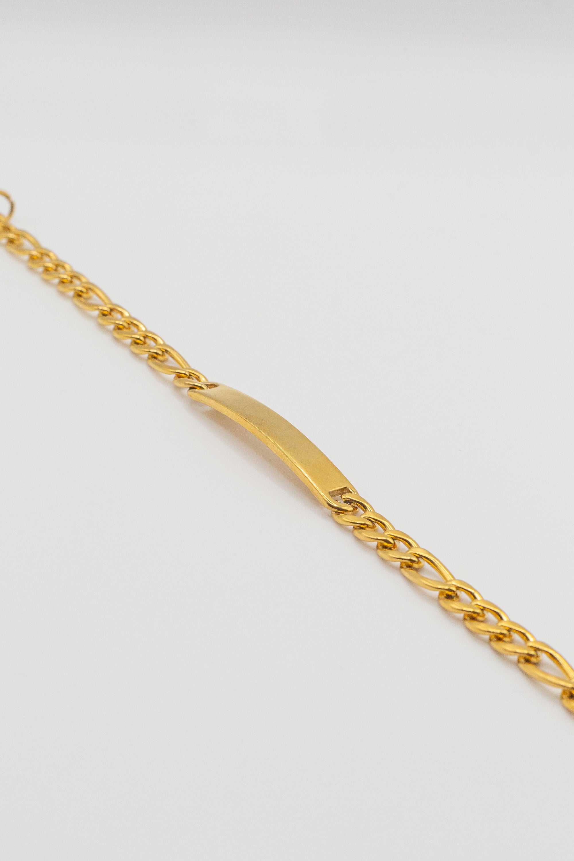 Bracelet plaque maille de cheval