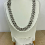 Parure Ice Zebra Argenté