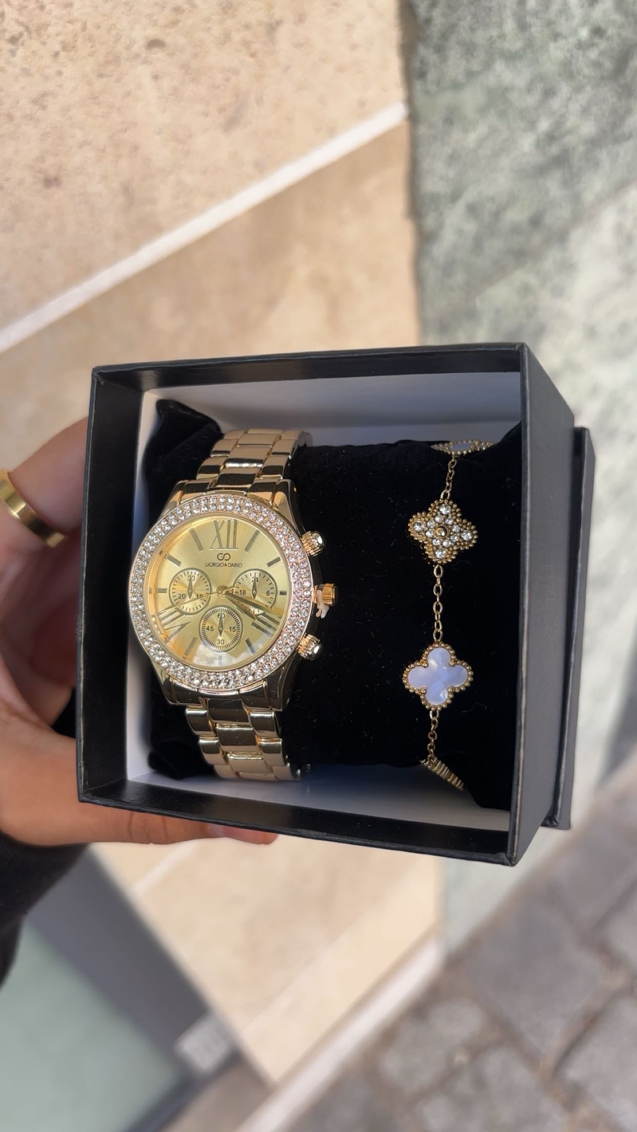 Coffret Femme Or et Blanc