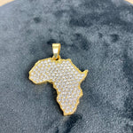 Pendentif Afrique Or
